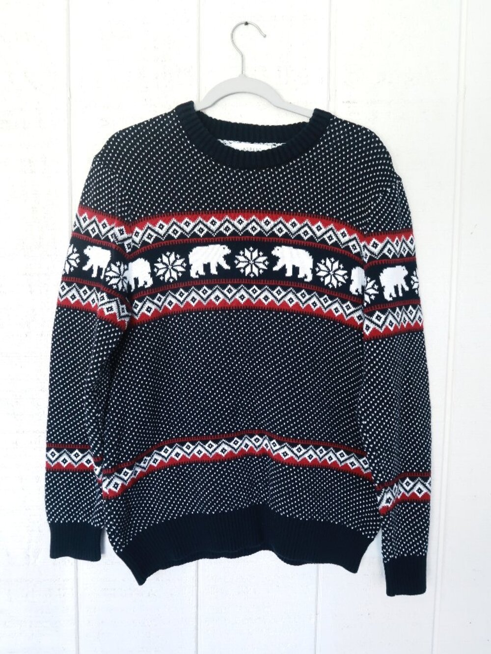 Aspen Fair Isle Nordic Style Holiday Sweater | Large